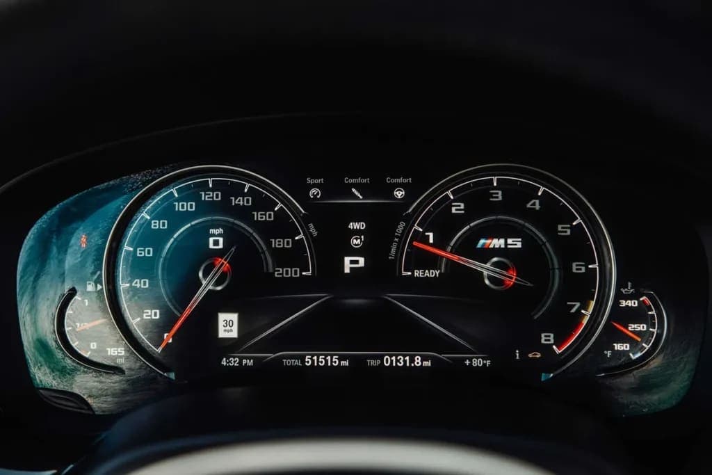 2018 BMW M5 SEDAN 4D, view
